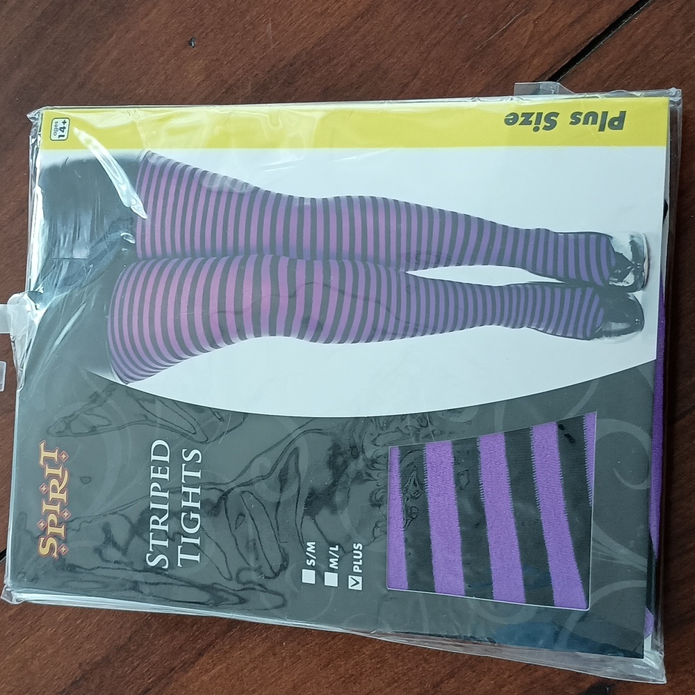 Striped leggings Spirit Halloween